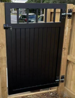 Single WINDOW TOP SOLID Swing Pedestrian Gate