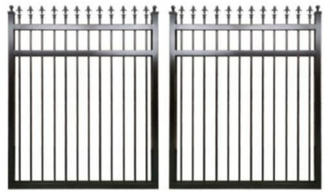 Double SPEAR TOP Swing Rod Gates