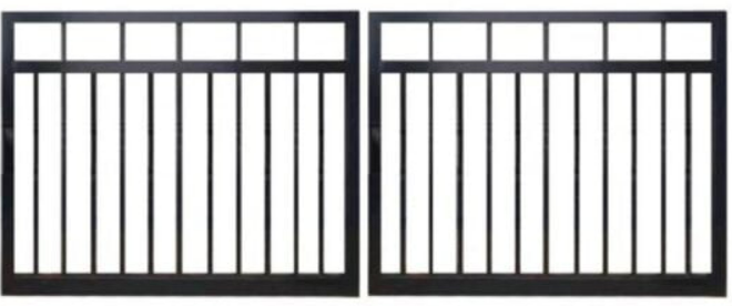 Double FLAT TOP Swing Rod Gate