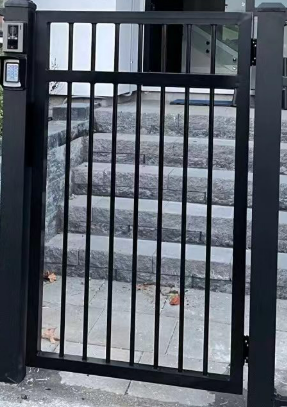 Single FLAT TOP Swing Rod Pedestrian Gate